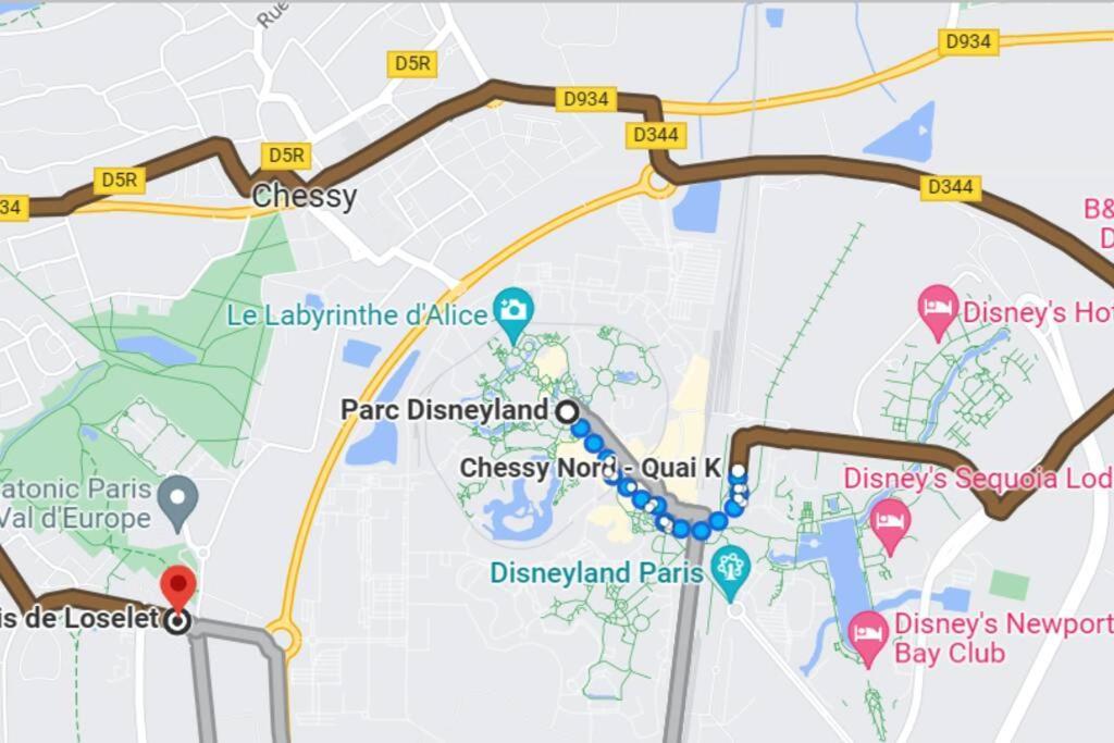 C210 Appartement Disneyland Paris Studio Montevrain Exterior photo